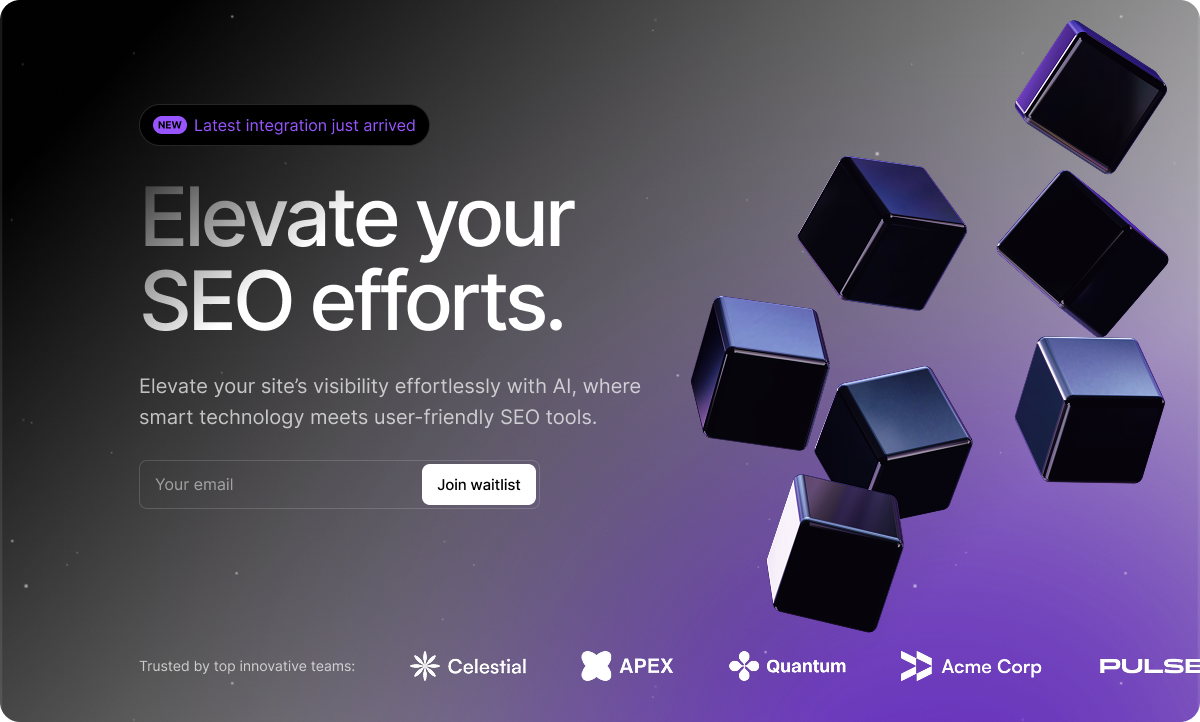 Nova creative studio launch page