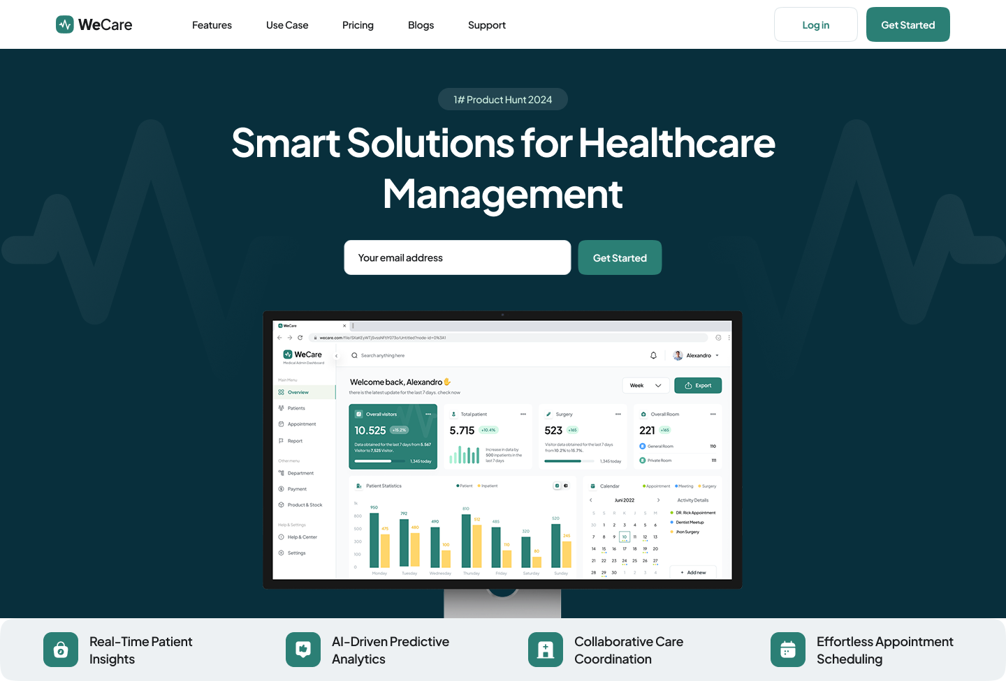 CareLink healthcare management dashboard